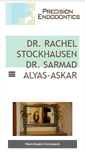Mobile Screenshot of precisionendomi.com